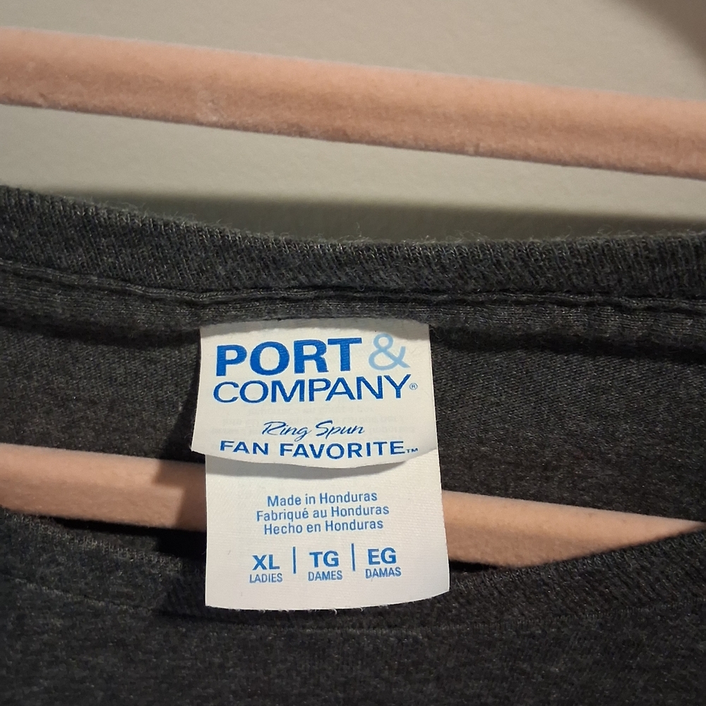 Port and Company Gray Thanksgiving 'Ain't No Lie Baby Pie, Pie, Pie' Graphic Tee - Picture 3 of 4